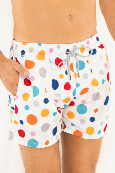 Pantaloneta puntos de colores