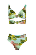 Top crop top con nudo