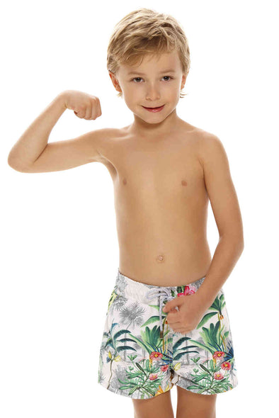 Pantaloneta niño silueta básica Natural - Essence